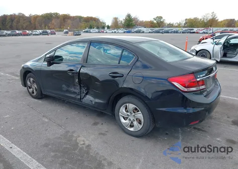 2014 Honda Civic Lx from USA, damaged, VIN 2HGFB2F55EH534165